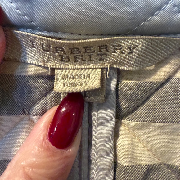 Burberry Cream Quilted Jacket - Picture 2 of 14